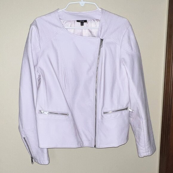 Women’s faux leather Moto Jacket XL Blush Pink - Picture 2 of 10